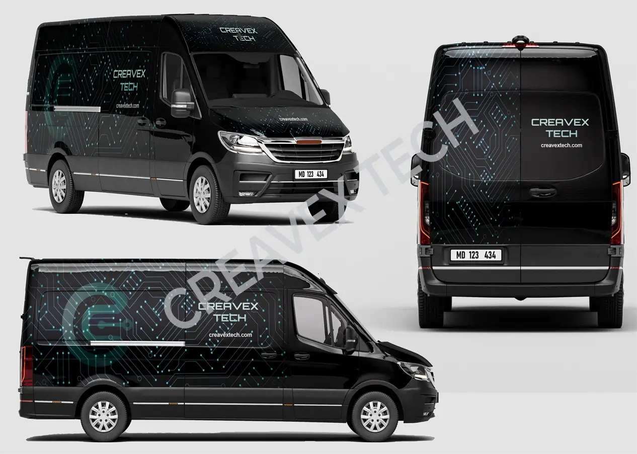 Car Branding Design by Creavex Tech